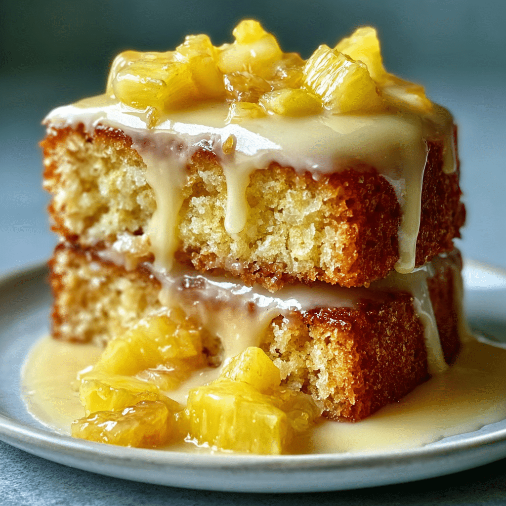 Juicy Pineapple Heaven Cake Recipe - Recipe Image