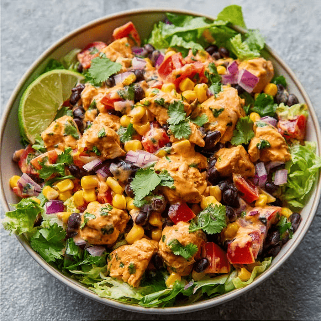 Zesty Southwest Chicken Salad Recipe - Recipe Image