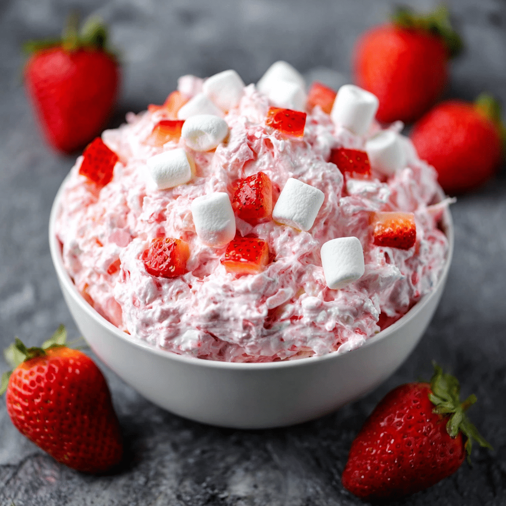 Strawberry Fluff Salad Recipe - Recipe Image