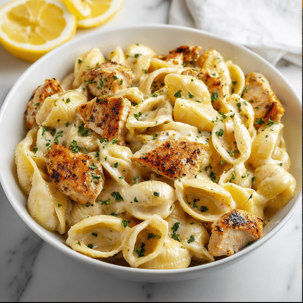 Creamy Chicken Pasta Recipe - Recipe Image