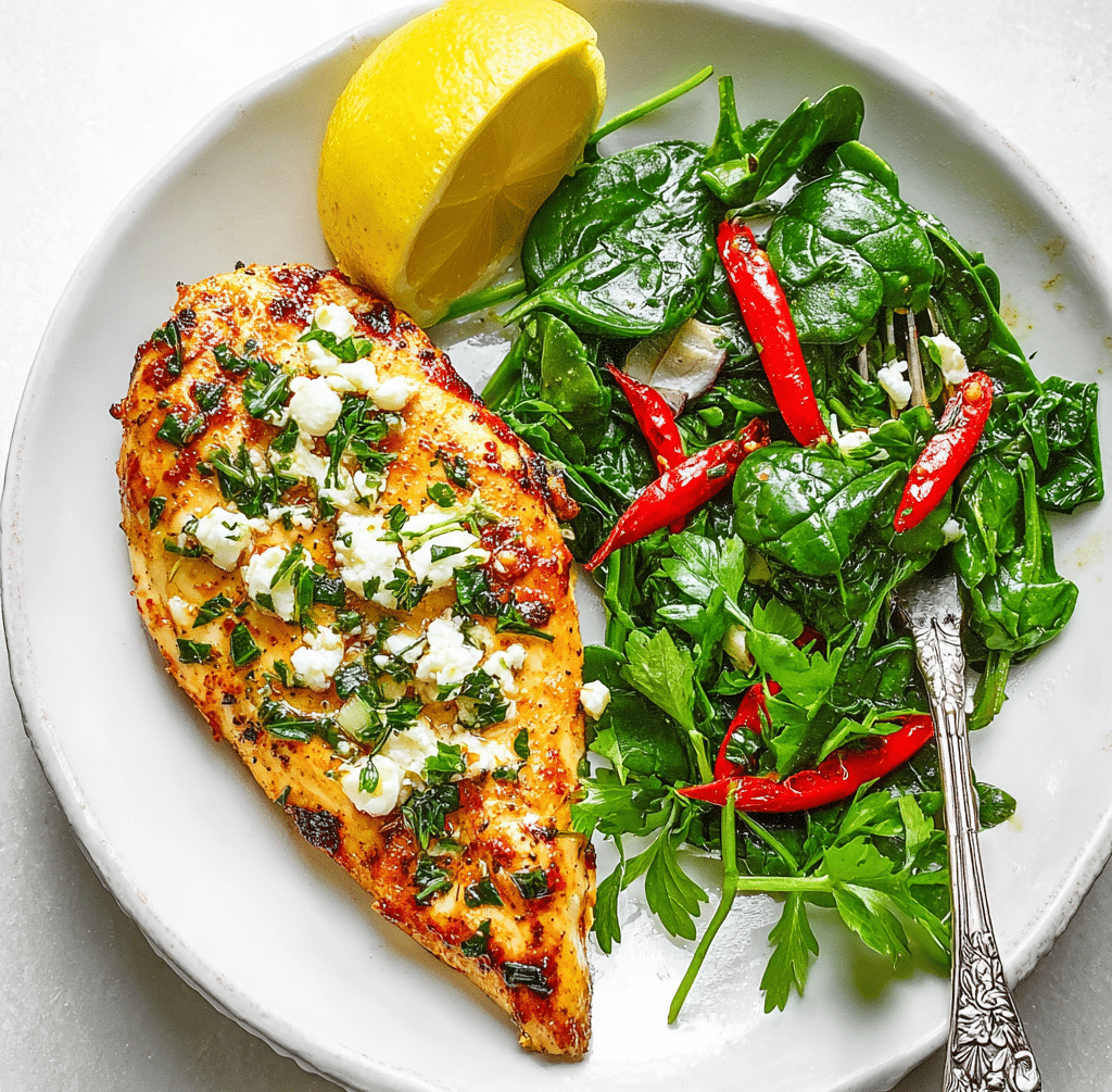 Greek Chicken with Lemon and Feta Recipe 5 Greek Chicken with Lemon and Feta Recipe