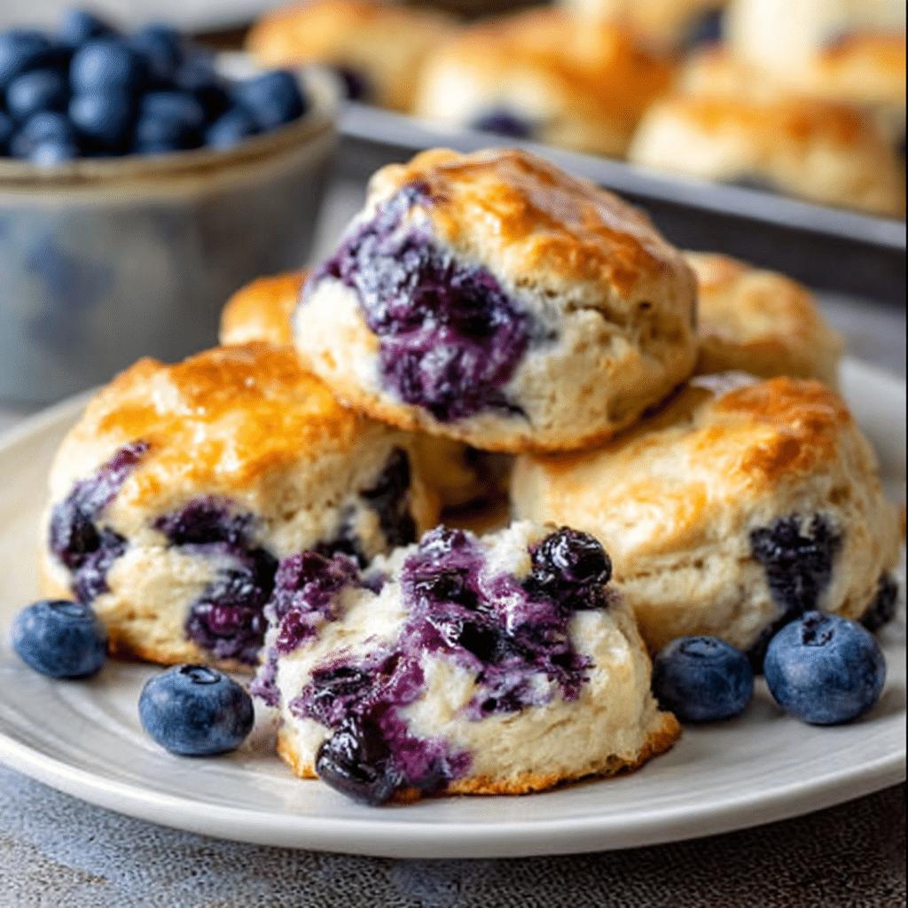 Quick Blueberry Biscuits Recipe - Recipe Image