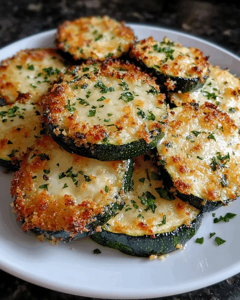 Cheesy Baked Zucchini Rounds Recipe