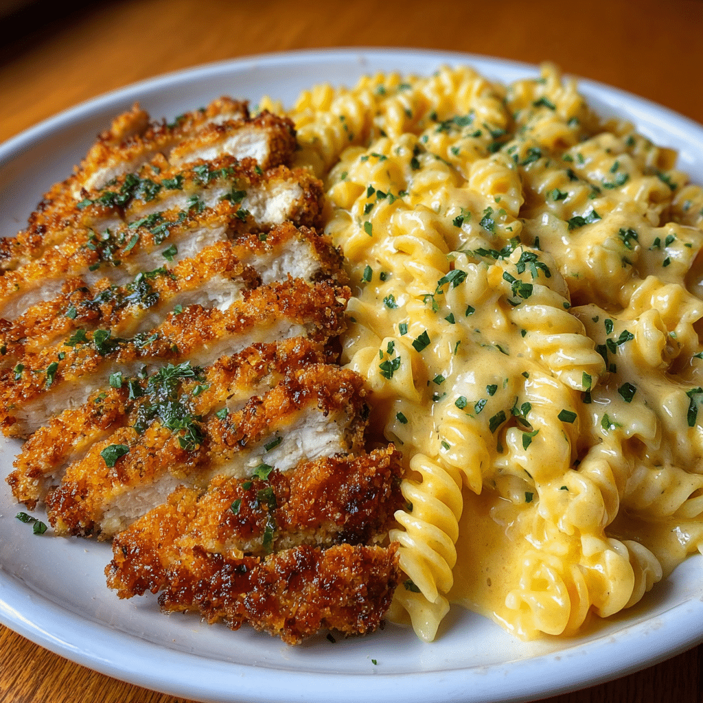 creamy cajun chicken twisted pasta with mozzarella alfredo Recipe - Recipe Image