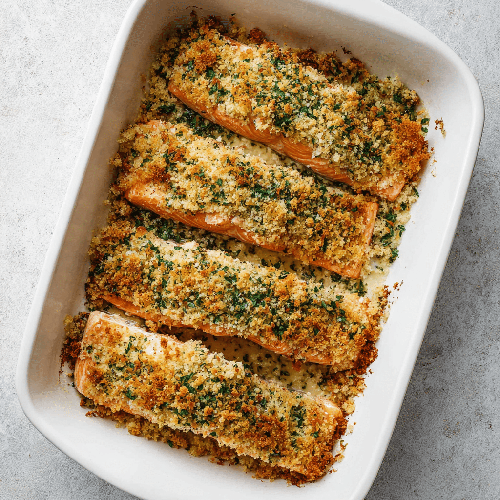 Panko Crusted Salmon Recipe - Recipe Image