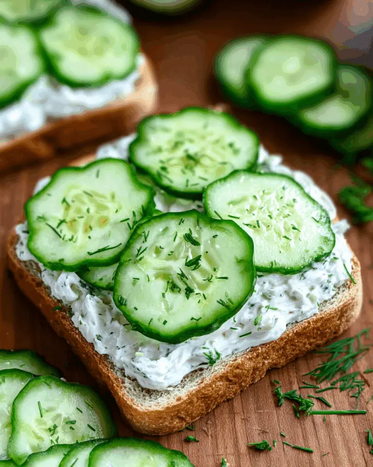 Cucumber Sandwiches Recipe