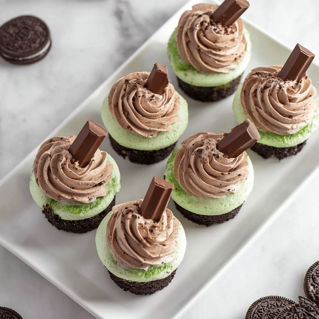 Mini Mint Cheesecake Recipe - Recipe Image