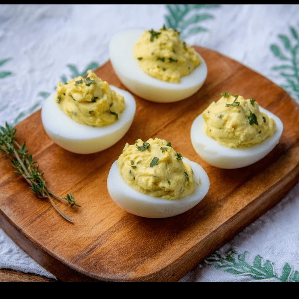 DILL PICKLE DEVILED EGGS Recipe - Recipe Image