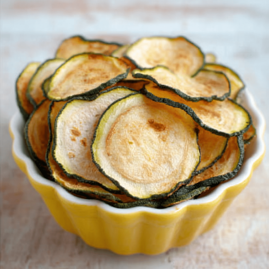 Baked Zucchini Chips Recipe - Recipe Image