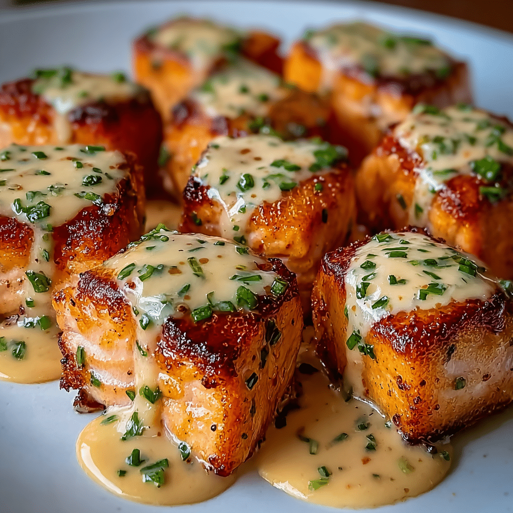 CRISPY BANG BANG SALMON BITES Recipe - Recipe Image