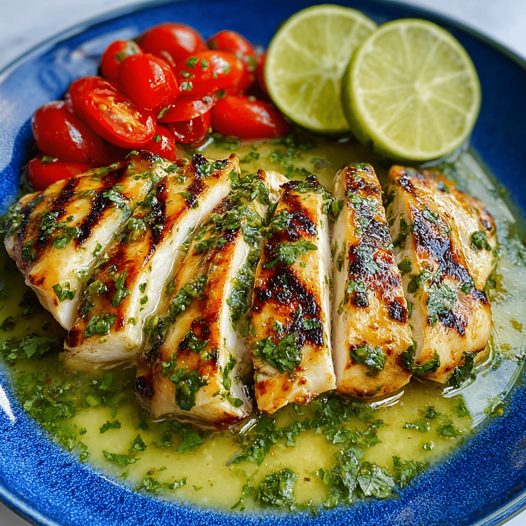 Easy Grilled Salsa Verde Pepper Jack Chicken Recipe - Recipe Image