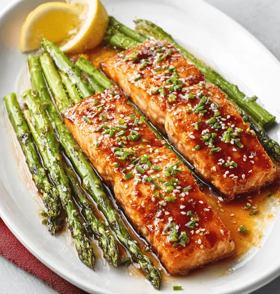 Baked Salmon in Foil with Asparagus (Quick & Healthy) Recipe