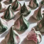 Strawberry Matcha Meringues Recipe