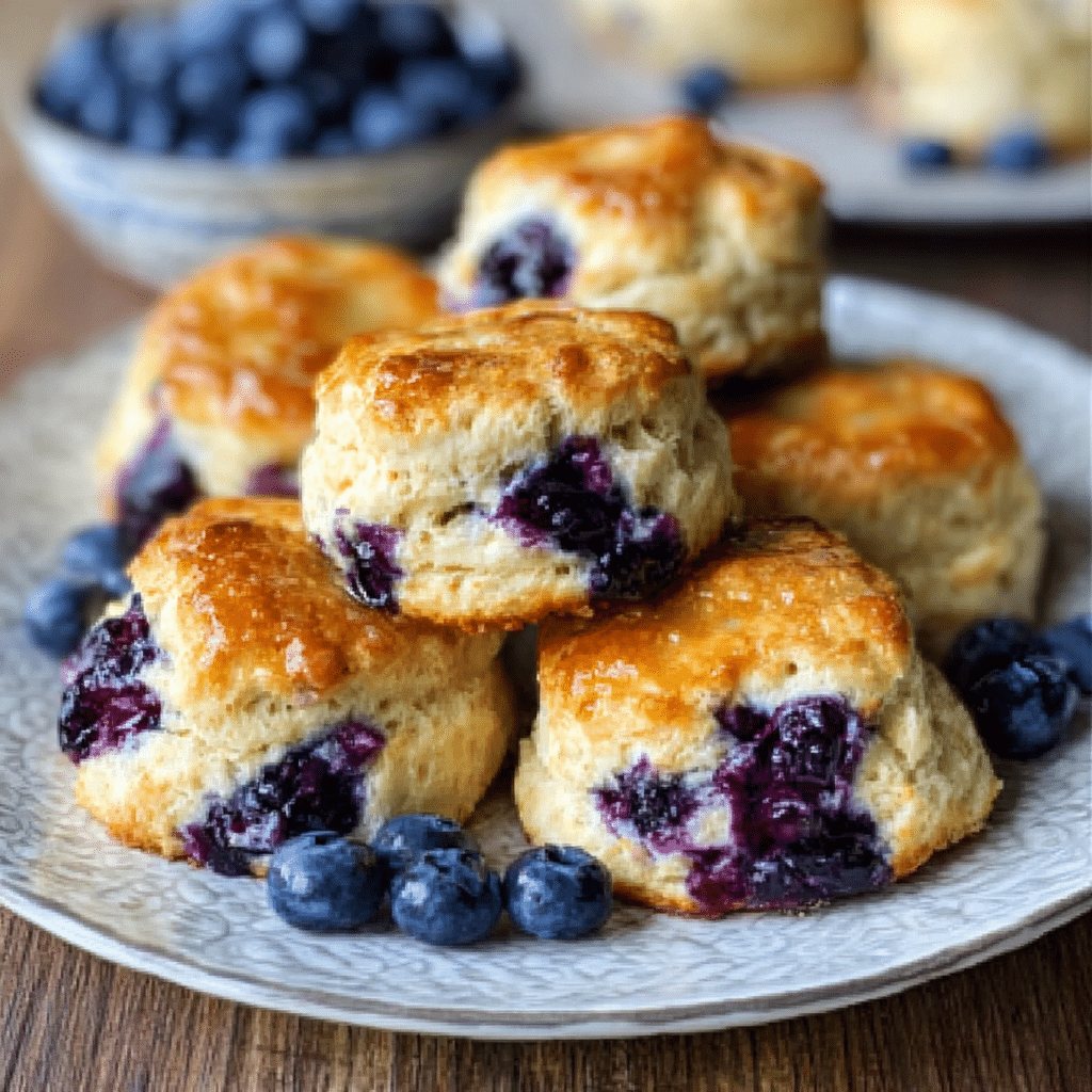 Quick Blueberry Biscuits Recipe - Recipe Image