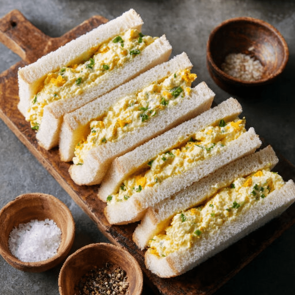 Japanese Egg Sandwich (Tamago Sando) Recipe - Recipe Image