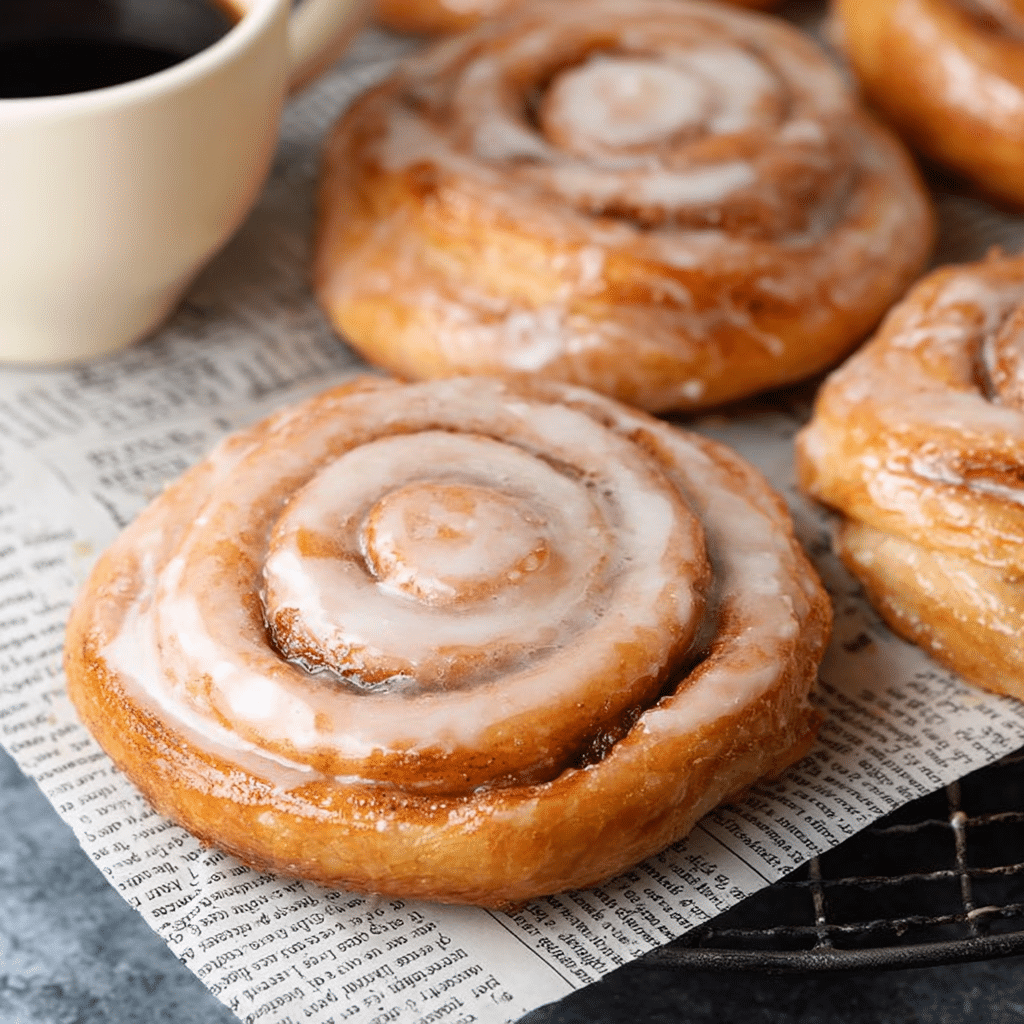 Homemade Honey Bun Recipe (Baked or Fried) Recipe - Recipe Image