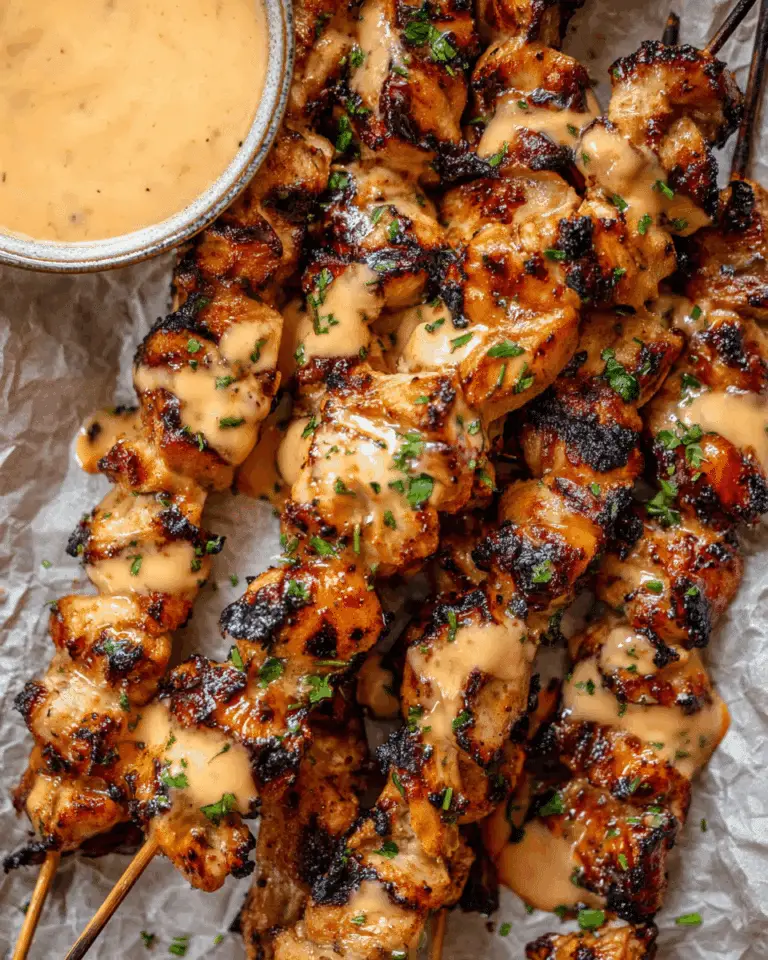 Bang Bang Chicken Skewers Recipe