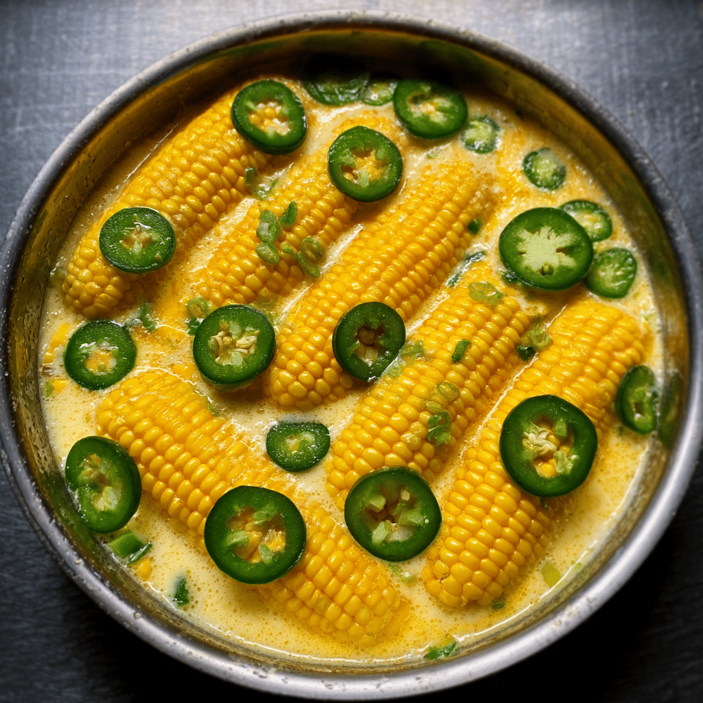 Elote-Inspired Butter Bath Corn Recipe - Recipe Image