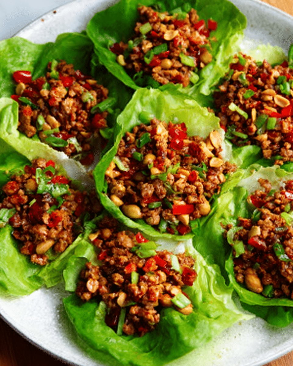 Thai Chicken Lettuce Wraps Recipe