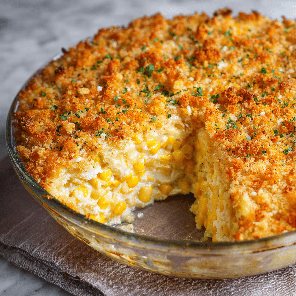 Cheddar Sweet Corn Pie Recipe - Recipe Image