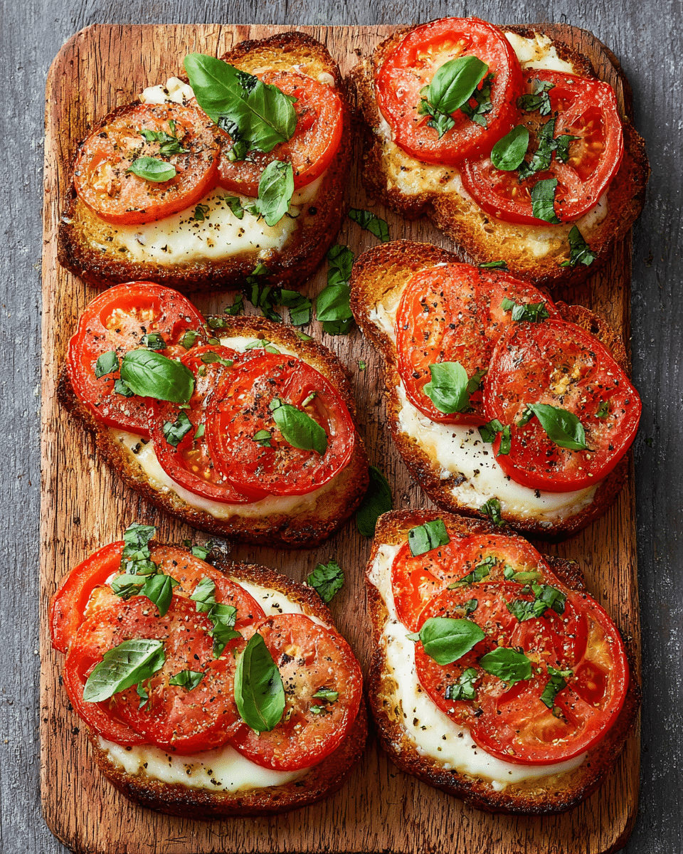 garlic cheese tomato toast: a quick tasty delight! Recipe
