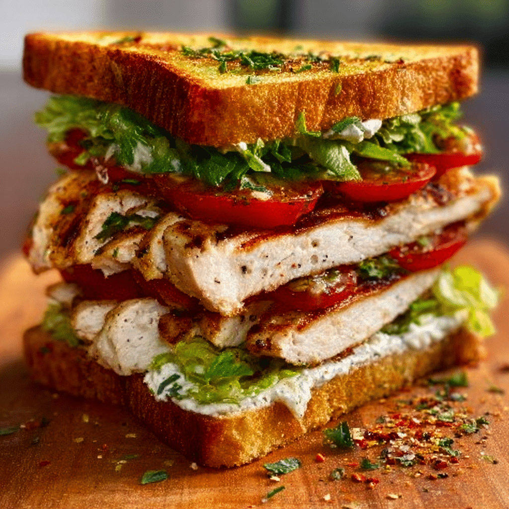 Grilled Chicken Caprese Sandwich Recipe - Recipe Image