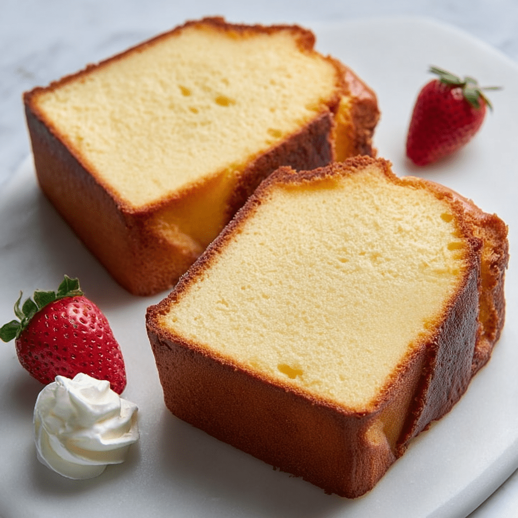 BURNT BASQUE CHEESECAKE IN A LOAF PAN Recipe - Recipe Image