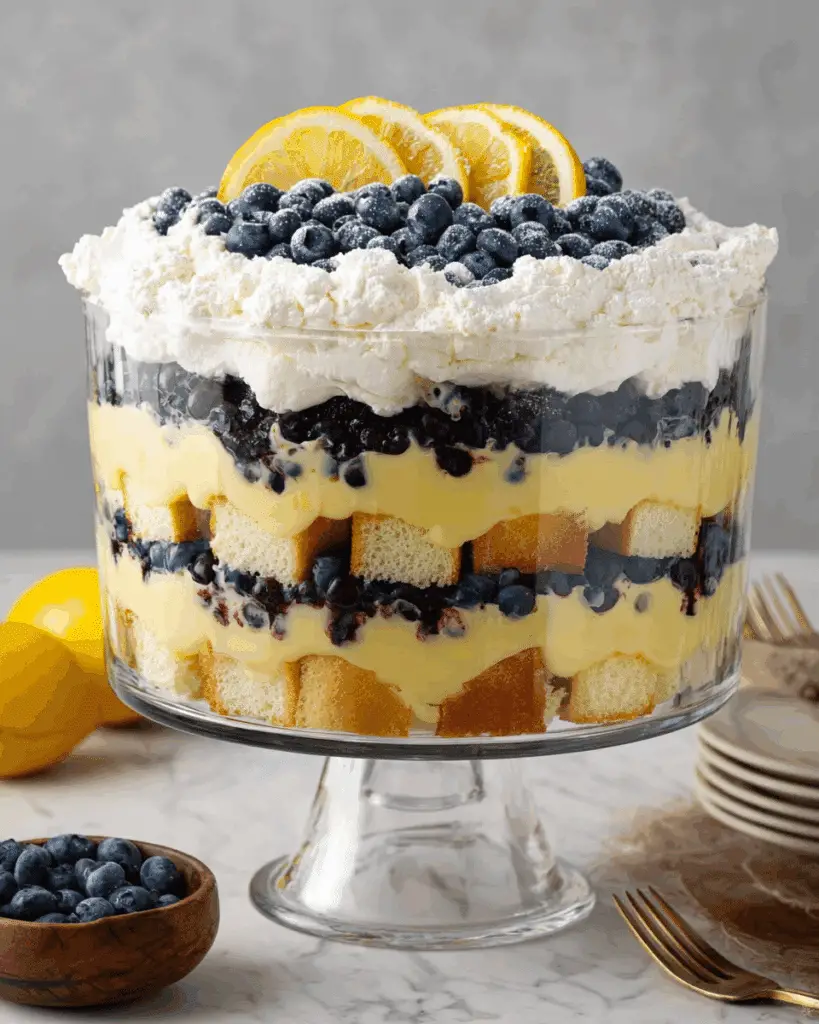 Lemon Blueberry Trifle Recipe