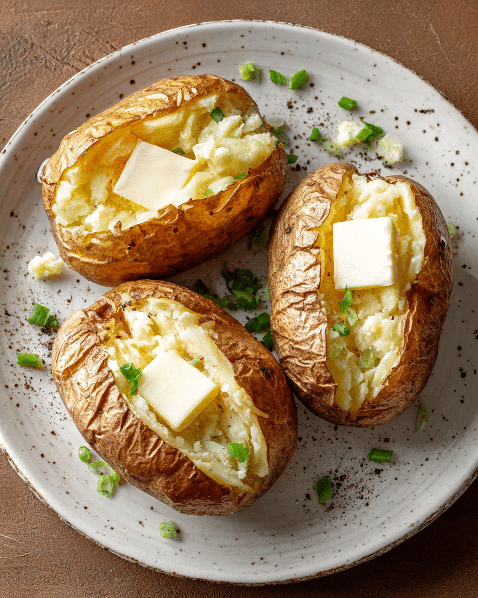 Perfect Air Fryer Baked Potatoes Recipe + Video Recipe