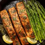 Baked Salmon in Foil with Asparagus (Quick & Healthy) Recipe