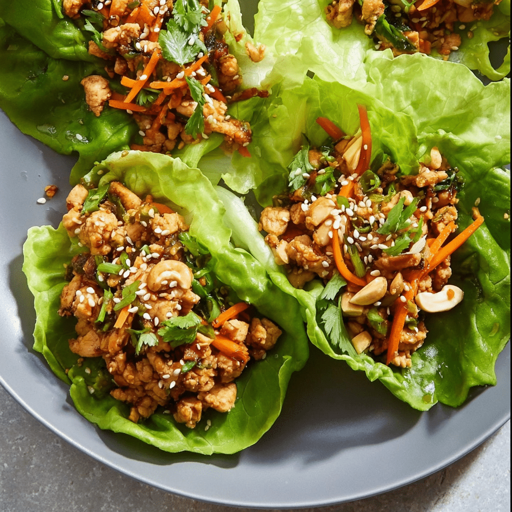 Thai Chicken Lettuce Wraps Recipe - Recipe Image