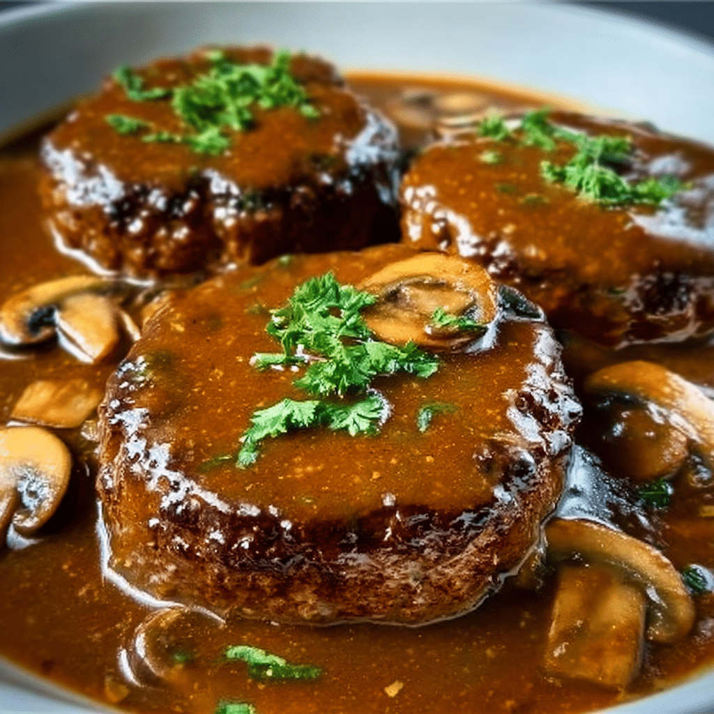 Bobby Flay Salisbury Steak Recipe - Recipe Image