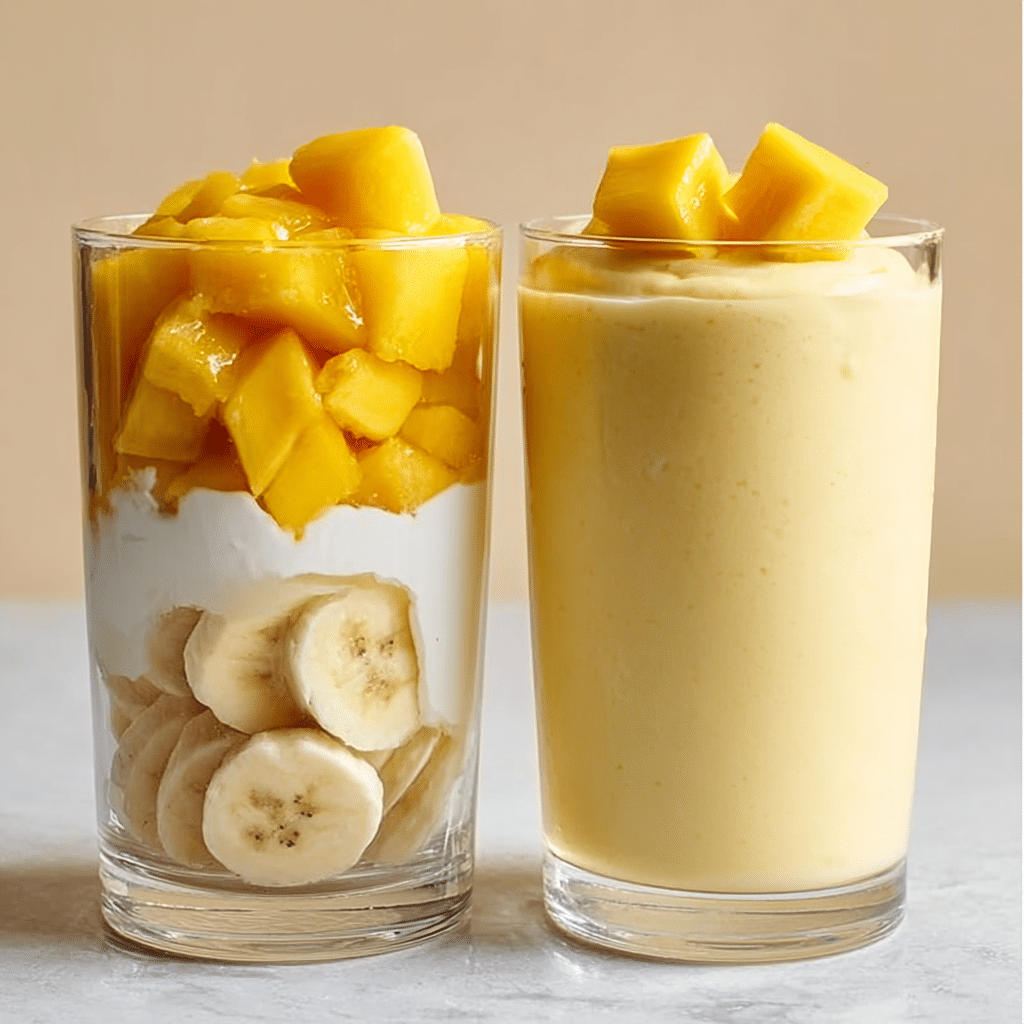 Banana Peach Smoothie Recipe - Recipe Image