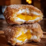 Classic Peach Cobbler Cheesecake Donuts Recipe