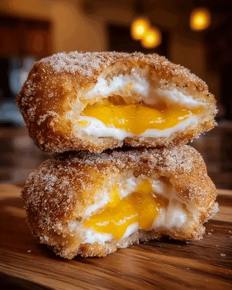 Classic Peach Cobbler Cheesecake Donuts Recipe
