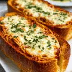 Cheesy Spaghetti Garlic Bread Recipe