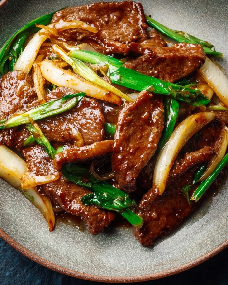 Chinese Beef and Onion Stir Fry Recipe