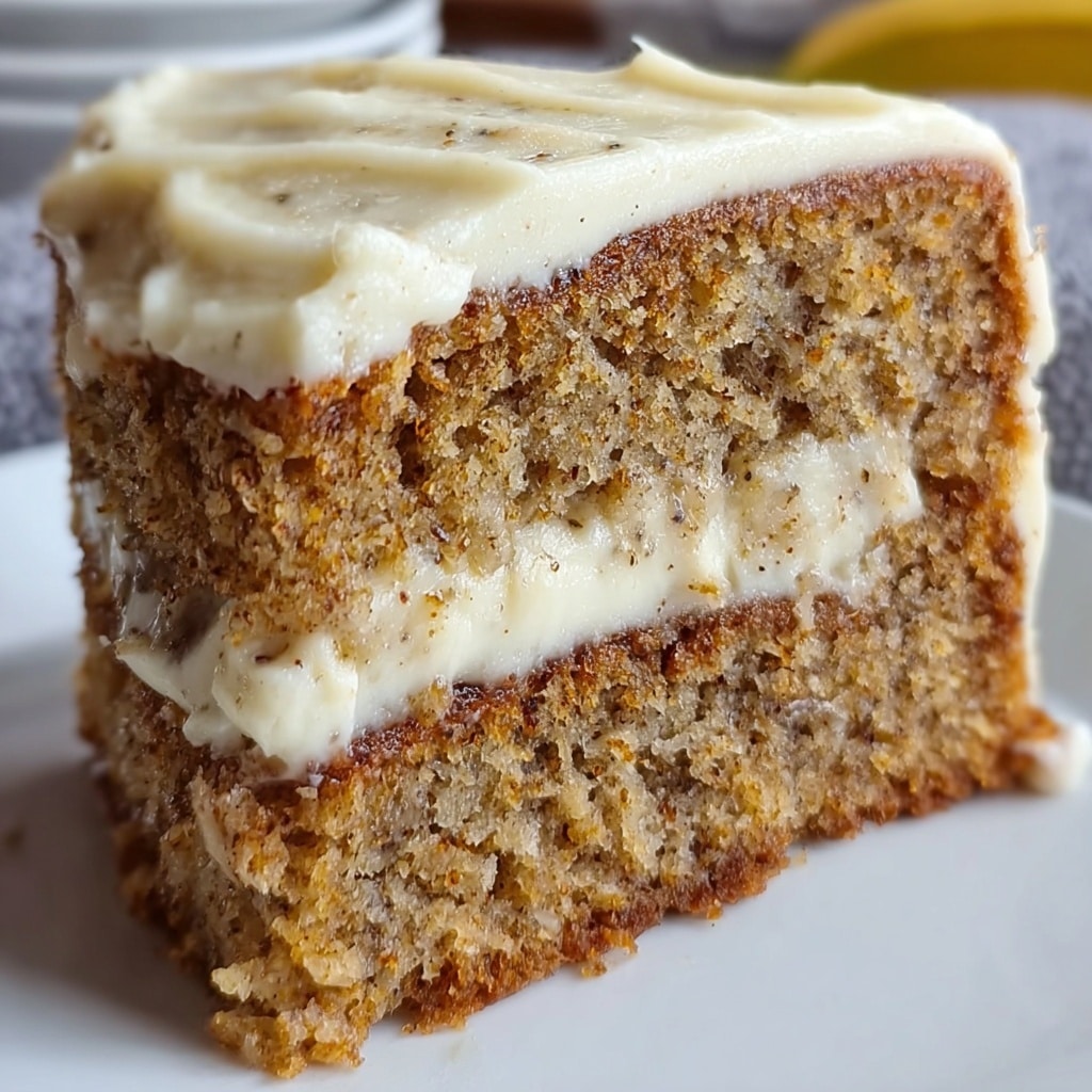 Banana Cake with Cream Cheese Frosting Recipe - Recipe Image