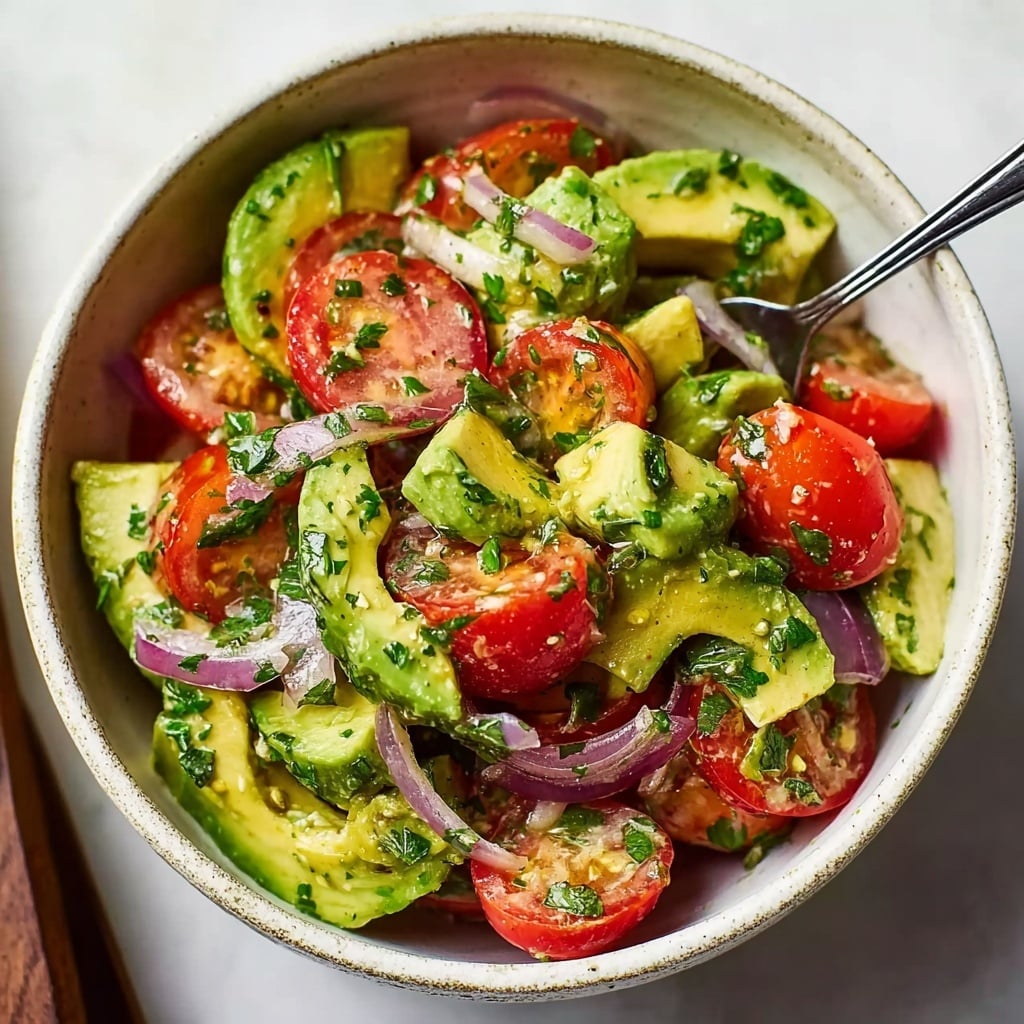 TOMATO AVOCADO SALAD RECIPE - Recipe Image