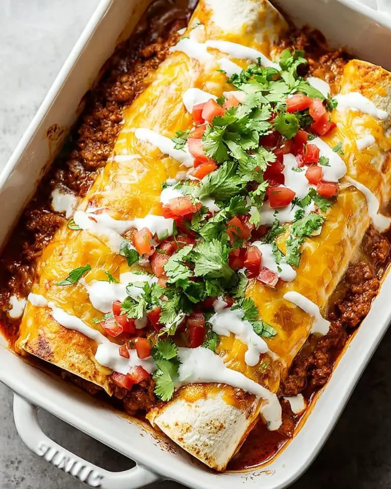 GROUND BEEF ENCHILADAS Recipe