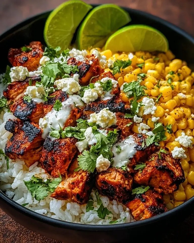 Street Corn Chicken Bowl: A Flavorful & Easy Recipe