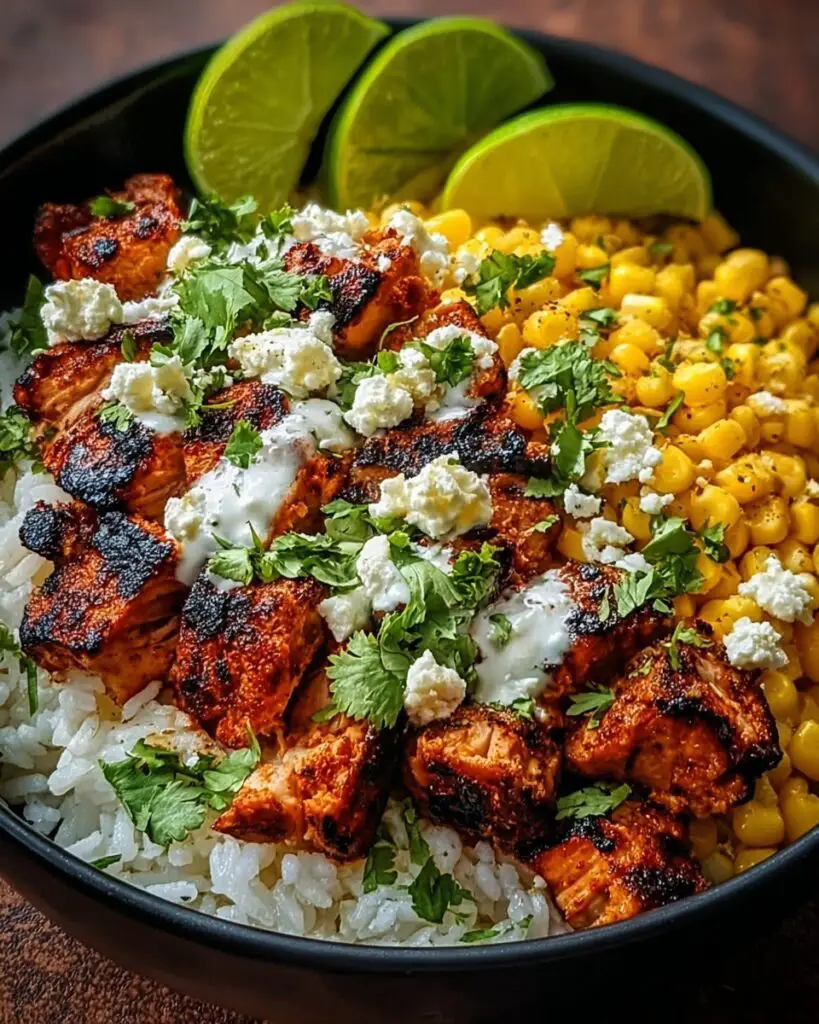 Street Corn Chicken Bowl: A Flavorful & Easy Recipe