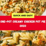 COZY & CREAMY CHICKEN POT PIE ORZO Recipe
