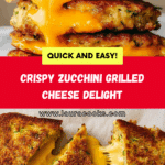 CRISPY ZUCCHINI GRILLED CHEESE Recipe