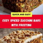 Frosted Zucchini Spice Bars 1 Amazing Secret Recipe