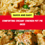 Creamy Chicken Pot Pie Orzo Recipe