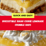 Sugar Cookie Lemonade Crumble Recipe
