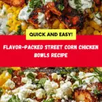 Street Corn Chicken Bowl: A Flavorful & Easy Recipe