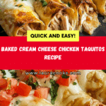 Baked Cream Cheese Chicken Taquitos Recipe