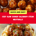 Slow Cooker Salisbury Steak Meatballs Recipe
